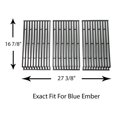 Blue Ember Porcelain Cast Iron Cooking Grate 3 Piece Set Exact Fit