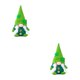 thumbnail image 4 of Billuyoard Muñeca del Día de San Patricio, estantes de escritorio, sin rostro, dormitorio, chimenea, adorable decoración, tela no Femenino 2piezas, 4 of 6