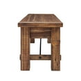 thumbnail image 5 of Alaterre Furniture Durango 60-inch Acacia Wood Entryway or Dining Bench - 450lb Weight Capacity, Industrial Accent Furniture, Natural, 5 of 13