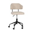 thumbnail image 6 of Linon Tristan Office Desk Chair with Adjustable Height and Swivel, Beige, 6 of 16