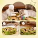 thumbnail image 2 of Juguetes de Rompecabezas Interactivos para Gatos de Bargains Únicos para Estimulación Mental y Entretenimiento Cuadrado Verde 1 Juego, 2 of 7