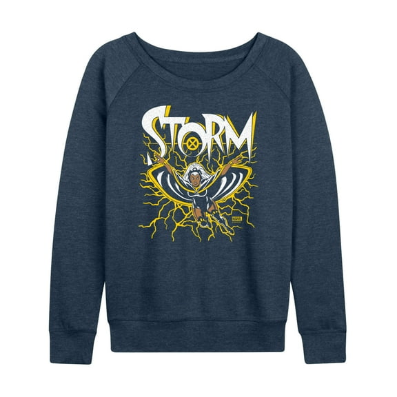 Marvel X-Men - Storm Lightning - Women's French Terry Pullover Sweatshirt
