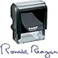 thumbnail image 3 of Signature Stamp - Personalized Self-Inking Signature Stamps - Custom Signature Stamp (Blue Ink), 3 of 4