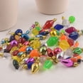 thumbnail image 2 of Colgante decorativo de cuentas navideñas de colores con bombillas pequeñas de galvanoplastia de plástico, accesorios festivos, variedad de especificaciones, 2 of 5