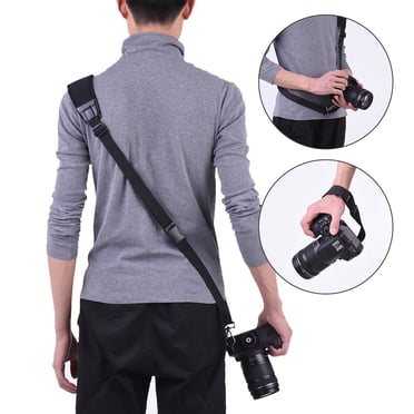 Professional Rapid Quick Release Camera Shoulder Sling Neck Wrist Strap for DSLR ILDC DV Outdoor Shooting