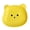 Yellow, variant on Queroig Snack Plate Cute Bear Pattern Easy to Clean Stackable Round Edges Multipurpose Plastic Space Saving Fruit Dish Kitchen Tableware