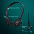 thumbnail image 2 of EPOS C1 USB-A Premium Headset for Professionals - Superior Sound, Noise-Canceling Microphone, Comfortable and Adjustable for All-Day Use, Certified Compatibility with Chromebooks, 2 of 5