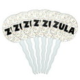 thumbnail image 1 of Zula Cupcake Picks Toppers - Set of 6 - Mutlicolored Speckles, 1 of 1