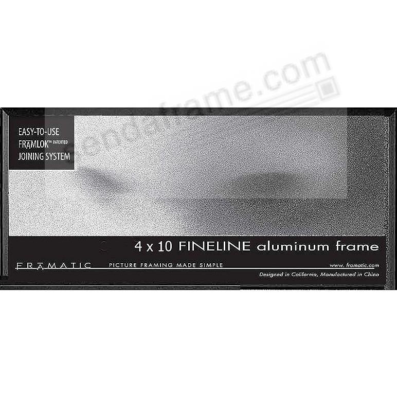 FINELINE Black Aluminum 4x10 by Framatic - Walmart.com