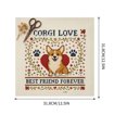 thumbnail image 2 of Danhjin Cross Stitch Counted Kits Stamped Kits for Beginners Counted Stamped Kit Adults Embroidery Kit, 2 of 2