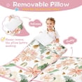 thumbnail image 3 of Pioneer Flower Floral Print Pattern Toddler Nap Mats for Kids Preschool,Sleeping Mat Bag or Kids,Toddler Sleeping Bag,Toddler Nap Mat or Daycare, 3 of 6