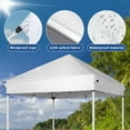thumbnail image 4 of Zimtown Portable 5ft x 5ft Canopy Tent for Patio, Foldable Gazebo for Backyard, White Canopy, 4 of 9