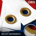thumbnail image 3 of G128 5 Pack: Georgia GA State Flag | 4x6 Ft | StormFlyer Series Embroidered 220GSM Spun Polyester | Embroidered Design, Indoor/Outdoor, Brass Grommets, Heavy Duty, All Weather, 3 of 9