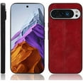 thumbnail image 5 of KOMI Phone Case for Google Pixel 9 Pro XL, Case for Google Pixel 9 Pro XL Cow-Like PU Leather Style Protector Cover, Non-Slip Shockproof Cover for Google Pixel 9 Pro XL Case Red, 5 of 5