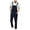 1-Navy, variant on Mens Jeans Clearance Zipper Overalls With Lapel Solid Color Jumpsuit