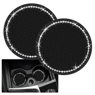 Car Coasters for Drinks Absorbent, Cute Car Coasters for Women & Man,Cup  Holder Coasters for Your Car with Fingertip Grip, Auto Accessories for  Women