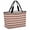 Barn Red, Terracotta, Brick Red, Cream, variant on Navy Blue Striped Beach Bag for Women,Large Breathable Mesh Beach Tote Bag,Modern Rustic Wave Beige Linen Texture Sandproof Lightweight Travel Bags for Vacation Picnic Swimming Pool 15.7"x15.7"x9.1"