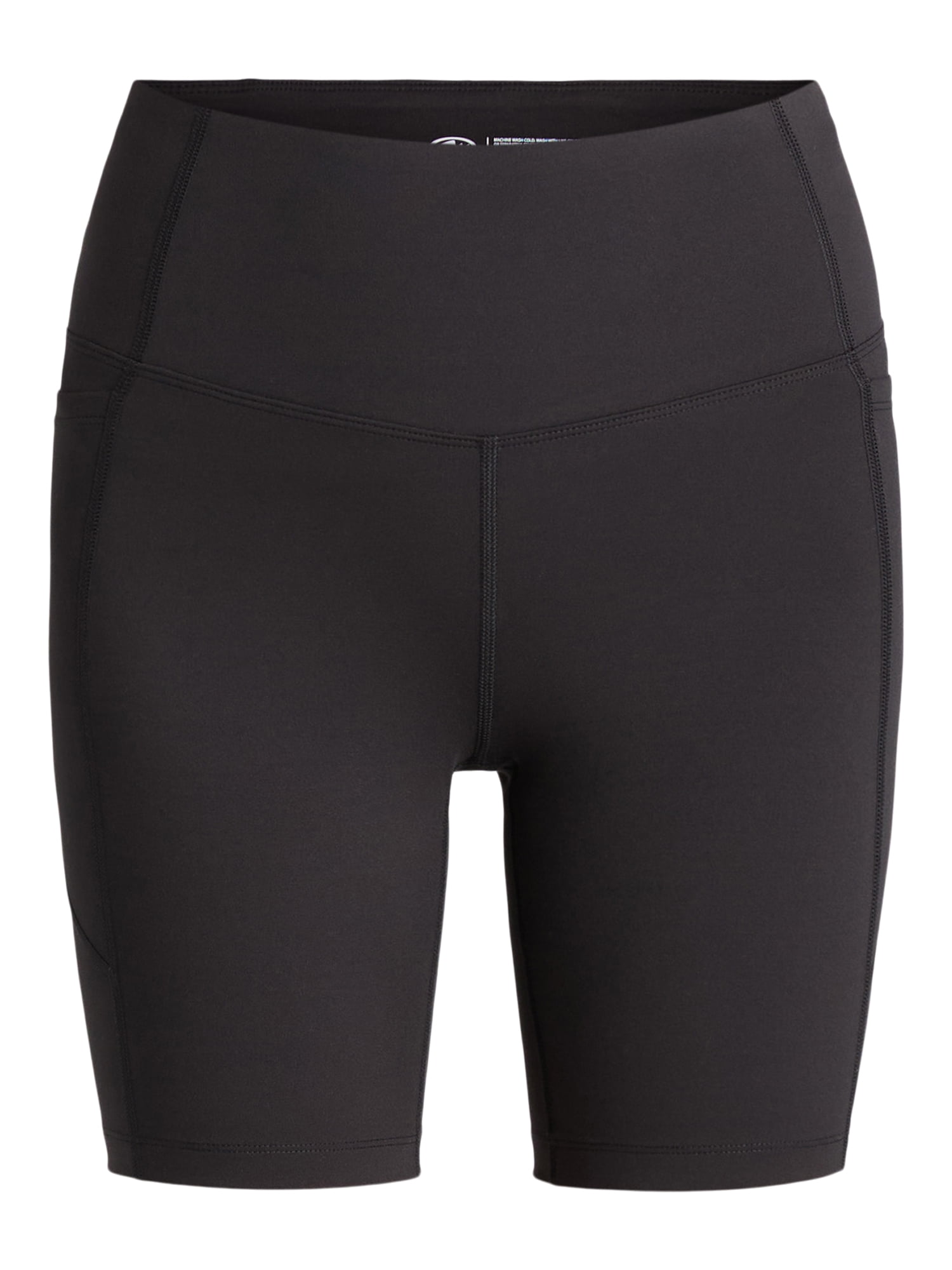 Athletic Works Women's and Women's Plus High Rise Bike Shorts, Size XS-4X