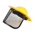 thumbnail image 4 of harayaa Chainsaw Face Face Protection Cover Replacement Protection Visor Adjustable for Yellow Mesh, 4 of 8