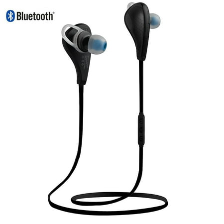 AIRWALKS Bluetooth 4.0 Headphones, In-Ear Earphones, Wireless Stereo Sport Headsets, Noise Cancelling Earbuds with Microphone for Apple Samsung HTC LG Sony Bluetooth Cellphones/Devices