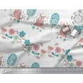 thumbnail image 2 of Soimoi Rayon Fabric Floral,Tree & Owl Kids Decor Fabric Printed Yard 42 Inch Wide, 2 of 3