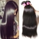 thumbnail image 1 of UNICE Hair 10A cabello humano liso malasio 3 paquetes de extensiones de cabello humano virgen sin procesar (18 20 22 pulgadas), 1 of 3