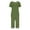 Green, variant on Women's Loose Fit 2-Piece Loungewear - Short Sleeve & Long Pants Casual Pajamas, Breathable Comfort Set For St Patrick's Day Nightgown,Size:S