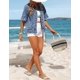 thumbnail image 5 of Chaqueta vaquera Kedera con volantes para mujer, verano y otoño, 5 of 6