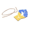 thumbnail image 4 of Bandera de Ucrania,Colgante de la bandera de Ucrania Collar fino de Ucrania Colgante Bandera de Ucrania Colgante de madera Diseño fácil de usar, 4 of 9