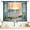 Coastal-11, variant on Beach Window Curtains, Summer Coastal Tropical Seaside Sunset Nautical Ocean Scenery Window Drapes Treatments for Bedroom Living Room Kitchen Bathroom 2 Panels Set, 55x39 Inch