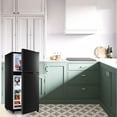 thumbnail image 4 of GGTB 3.0 cu ft 2 Door Mini Fridge with Freezer, Black Compact Refrigerator for Dorm, Office, Apartment, Basement and Garage, 4 of 9