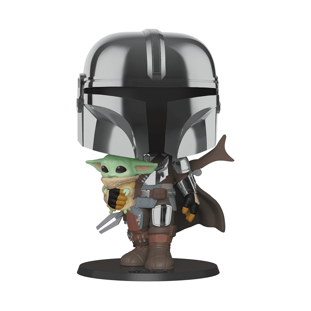 Funko POP #380 Star Wars The Mandalorian with Child 10 Inch Figure New In Stock 