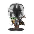 thumbnail image 2 of Funko POP! Star Wars: The Mandalorian - 10" Mandalorian w/The Child, 2 of 2