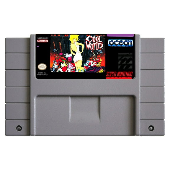 SNES Games Cartridge Cool World
