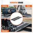 thumbnail image 6 of Portable 4ft Wheelchair Ramp,800lb Weight Capacity Aluminum Threshold Ramp for Mobility Scooters,Wheelchairs,and Handicap Access to Steps,Stairs,and Doorways, 6 of 12
