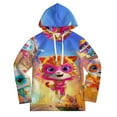 thumbnail image 3 of Super Kitties Kid Hoodies Boys Girls 3D Graphic Sweatshirt Long Sleeve Pullover Hoodie Casual Hooded Sweater Coat L, 3 of 6