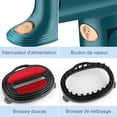 thumbnail image 2 of Vaporizador, plancha portátil, 130 ml, 1500 W, 10 segundos de calentamiento rápido, vaporizador portátil para el hogar y los viajes, verde JAMW Sencillez, 2 of 5
