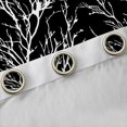 thumbnail image 4 of Homewish Fashion Plant Botanical Curtains Pack of 2 (42x84 Each) for Adult, Black White Branches Curtains Blackout, Abstract Stripes Bedroom Curtains, Curtains and Drapes Decor, 4 of 6