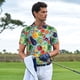 thumbnail image 3 of Balery Vegetable (2) Camisa Polo de Hombre con Estampado, de Manga Corta y Tejido Medio, Camisa Tipo Golf Polo-XX-Large, 3 of 6