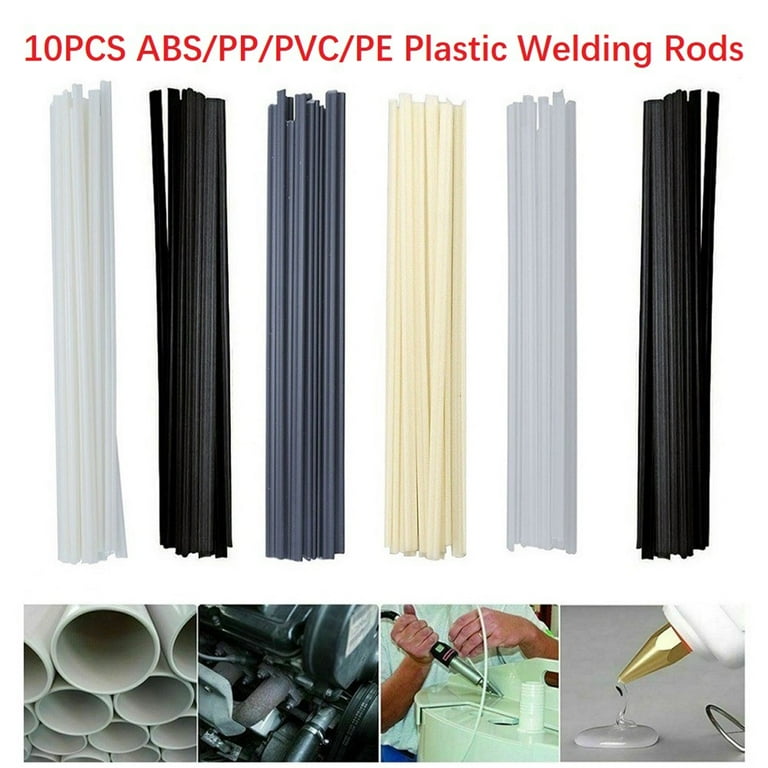 10Pcs Plastic Welding Rods Bumper Repair Abs Pp Pvc Pe Sticks 200Mm Welder Tools