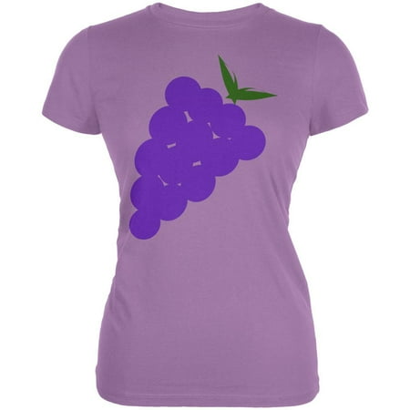 Grapes Set - Halloween Purple Grape Costume Juniors Soft T Shirt