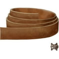 thumbnail image 4 of ELW 9-10 oz. 3.6-4mm Tobacco Brown Straps, Belts, Strips 10"X72" 25.4x183cm - Belt Grade Latigo Leather for Cowhide Heavy DIY Craft - Pet Collars, Blanks, Accessory, Jewelry, Key Chains, 4 of 9
