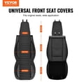 thumbnail image 2 of Fundas de asiento de coche VEVOR universales para asientos delanteros de piel sintética, 2 of 9