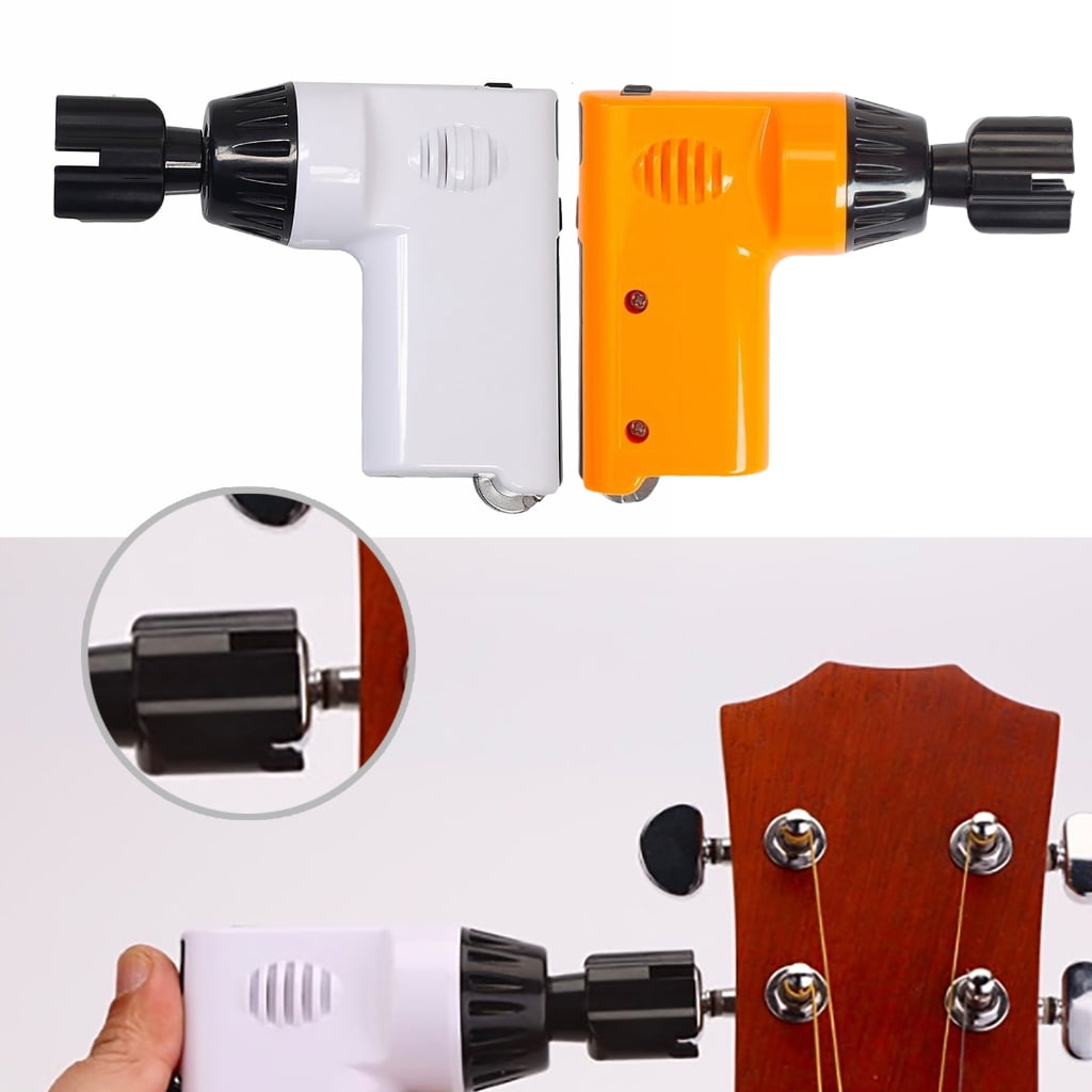 Oasiva Electric Automatic Guitar String Winder String Cutter Restringing Tool Instrument String Winder Guitar Accessories