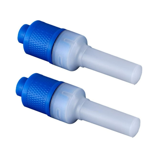 2 Piezas Tapa de Válvula de Neumático Luz Tapa de Válvula de Neumático Lámpara de Neón Luz de Boquilla de Aire de Bicicleta a Prueba de Golpes para Bi Azul