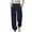 Navy A1, variant on Sweatpants for Girls Fashion Elastic Waisted Casual Cuffed Sports Pants with Pockets Girls Clothing Size 3-14