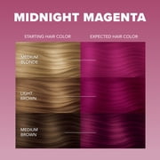 Splat Midnight Magenta Hair Dye Kit, Semi-Permanent Dark Pink Hair Color for Brunettes, Vegan