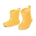 thumbnail image 2 of GYMEPIC Toddler Girls' PVC Rain Boots Lightweight Waterproof Solid Color Rain Boots for Kids Yellow Toddler 5, 2 of 5