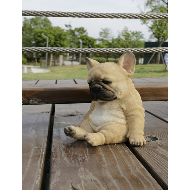 Sleepy French Bulldog Puppy Statue Sitting Walmart