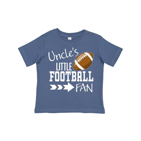 Inktastic Uncle's Little Football Fan Boys or Girls Toddler T-Shirt
